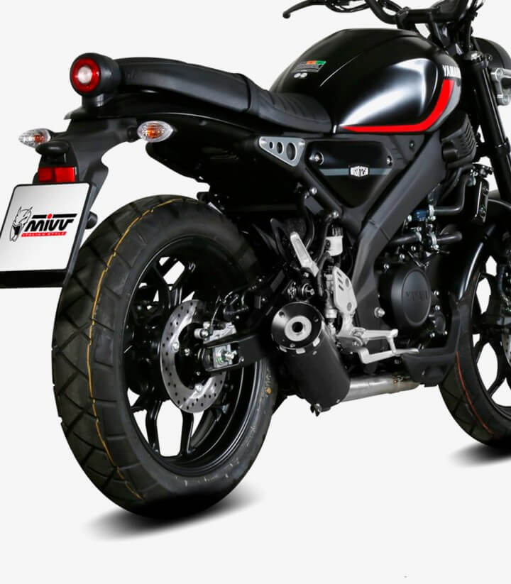 MIVV HR-1 Exhaust Black for Yamaha XSR 125 (22-25) Y.075.LH1BA
