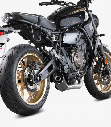 MIVV HR-1 Auspuff Schwarz für Yamaha XSR 700 (21-24) Y.077.LH1BA