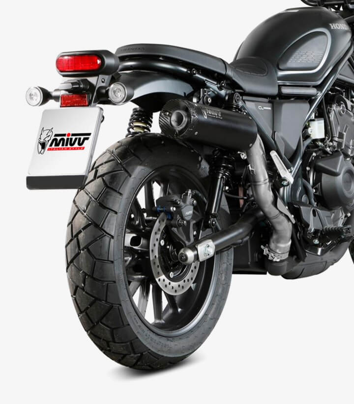 Escape MIVV HR-1 Negro para Honda Scrambler CL 500 (23-24) H.090.LH1BC