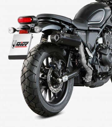 MIVV HR-1 Auspuff Schwarz für Honda Scrambler CL 500 (23-24) H.090.LH1BC