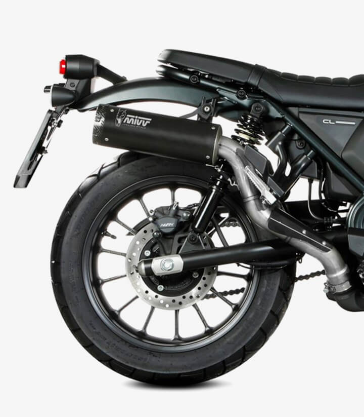 MIVV HR-1 Auspuff Schwarz für Honda Scrambler CL 500 (23-24) H.090.LH1BC