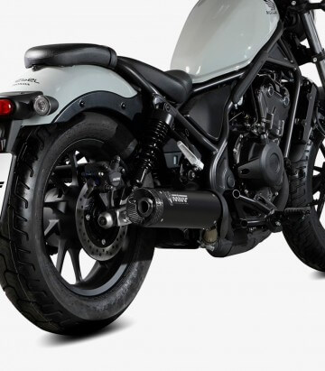 MIVV HR-1 Auspuff Schwarz für Honda CMX 500 Rebel (22-24) H.091.LH1BC