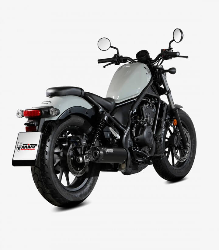 Escape MIVV HR-1 Negro para Honda CMX 500 Rebel (22-25) H.091.LH1BC