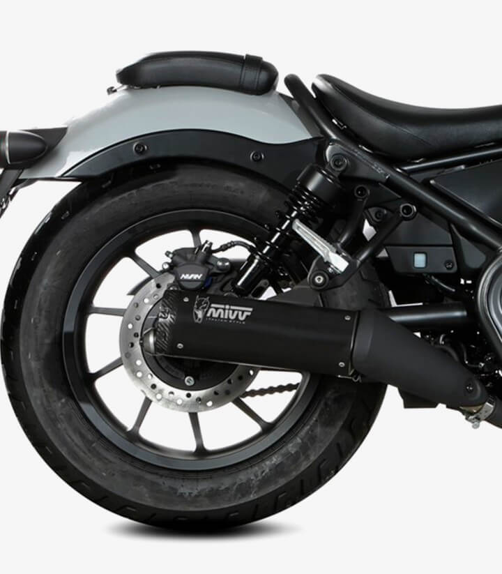 Escape MIVV HR-1 Negro para Honda CMX 500 Rebel (22-25) H.091.LH1BC
