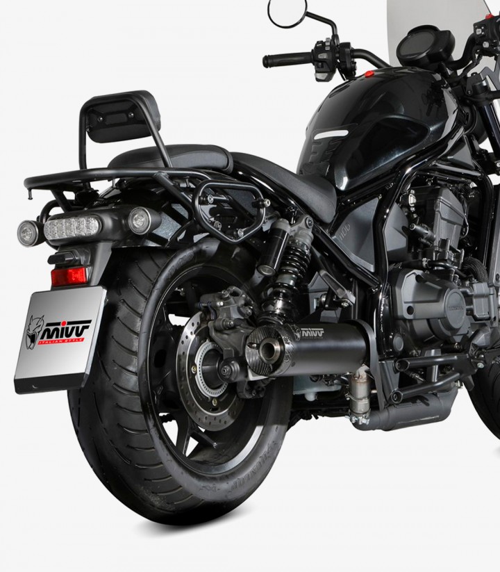 Escape MIVV HR-1 Negro para Honda CMX 1100 Rebel (22-25) H.092.LH1BC