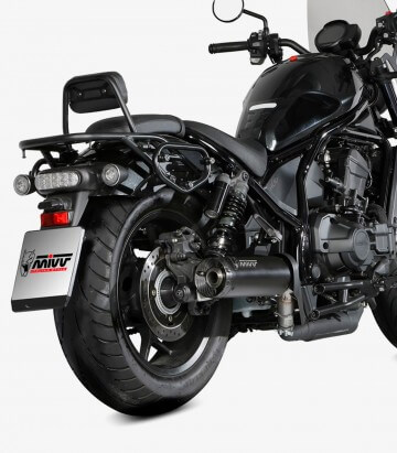 MIVV HR-1 Auspuff Schwarz für Honda CMX 1100 Rebel (22-24) H.092.LH1BC