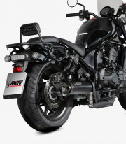 MIVV HR-1 Exhaust Black for Honda CMX 1100 Rebel (22-25) H.092.LH1BC