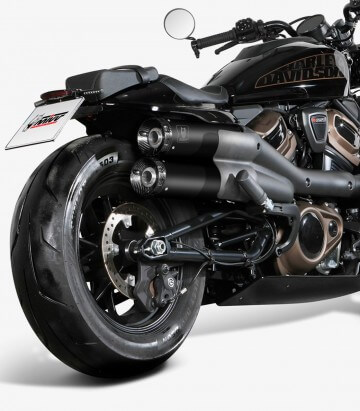 Escape MIVV HR-1 Negro para Harley Davidson Sportster S (21-24) HD.004.LH1BC