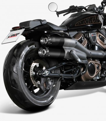 Escape MIVV HR-1 Negro para Harley Davidson Sportster S (21-24) HD.004.LH1BC