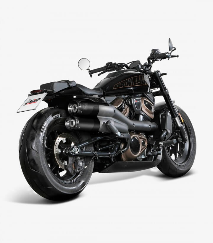 Escape MIVV HR-1 Negro para Harley Davidson Sportster S (21-24) HD.004.LH1BC