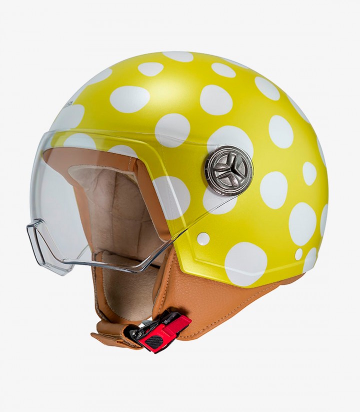 Casco Jet NZI Zeta 2 ARP Lunar Amarillo