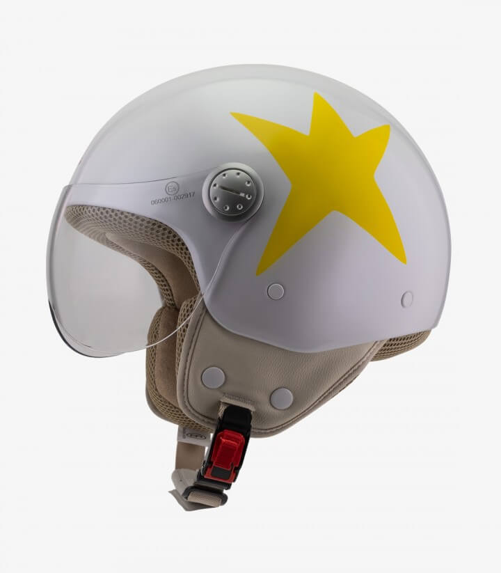 NZI Constellation Runway Ágatha Ruiz de La Prada Yellow Open Face Helmet