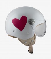 Casco Jet NZI Pasarela Corazón Ágatha Ruiz de La Prada Rosa