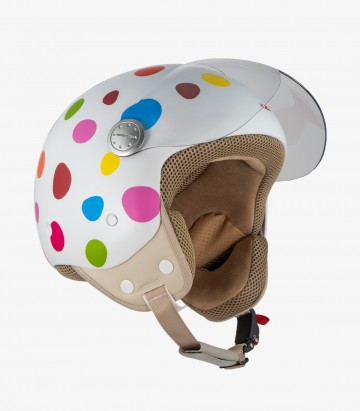 Casco Jet NZI Pasarela Lunar Ágatha Ruiz de La Prada Multicolor Mate