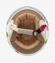 NZI Polka Dot Runway Ágatha Ruiz de La Prada Matte Multicolor Open Face Helmet