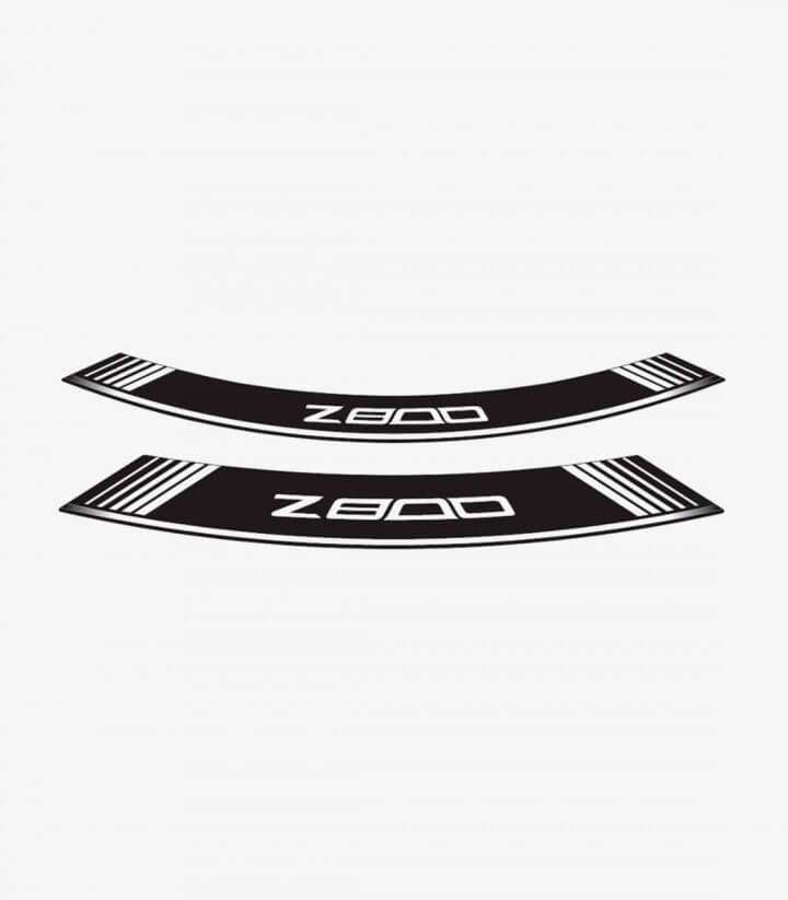 Tiras de llantas Kawasaki Z800 especiales de Puig color Blanco