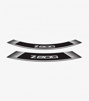 Tiras de llantas Kawasaki Z800 especiales de Puig color Blanco