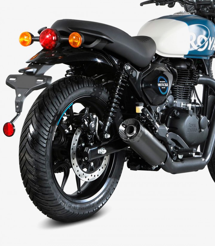 MIVV HR-1 Exhaust Black for Royal Enfield HNTR 350 (22-25) RE.005.LH1BC