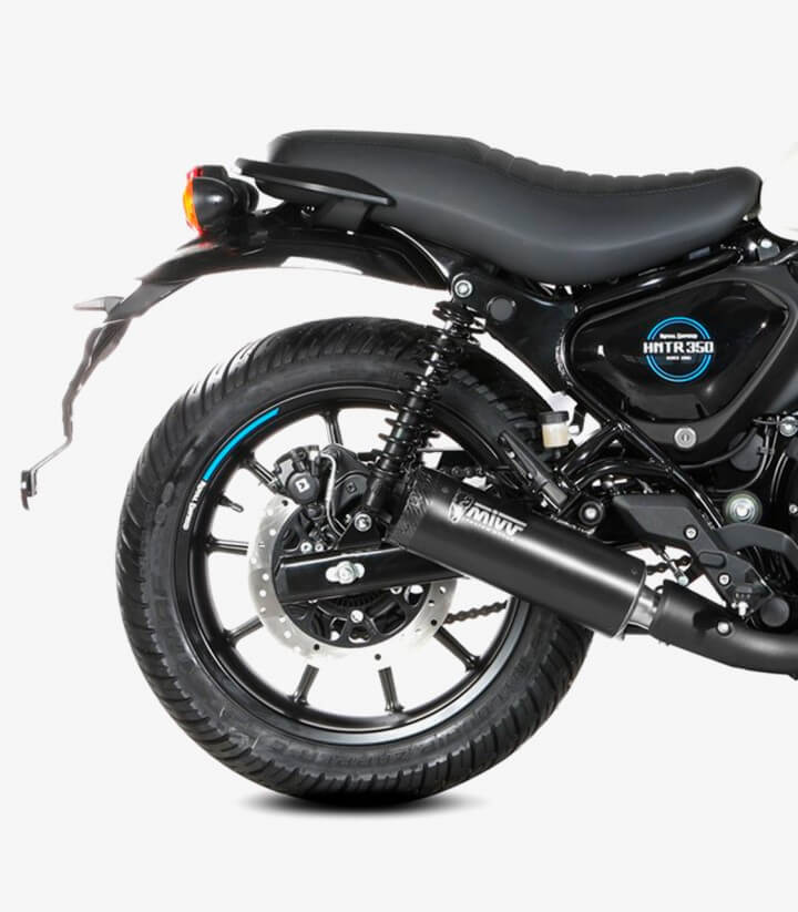 MIVV HR-1 Auspuff Schwarz für Royal Enfield HNTR 350 (22-24) RE.005.LH1BC
