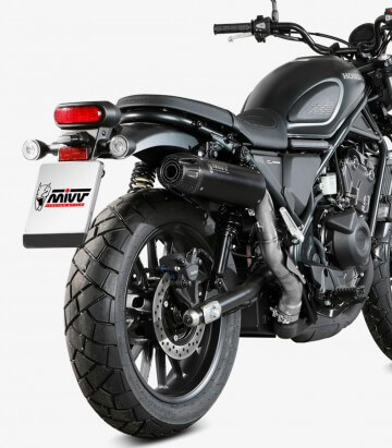 MIVV HR-1 Auspuff Schwarz für Honda Scrambler CL 500 (23-24) H.090.LH1BG