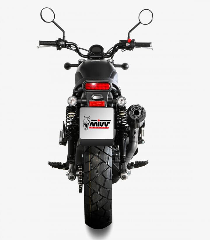 MIVV HR-1 Auspuff Schwarz für Honda Scrambler CL 500 (23-24) H.090.LH1BG