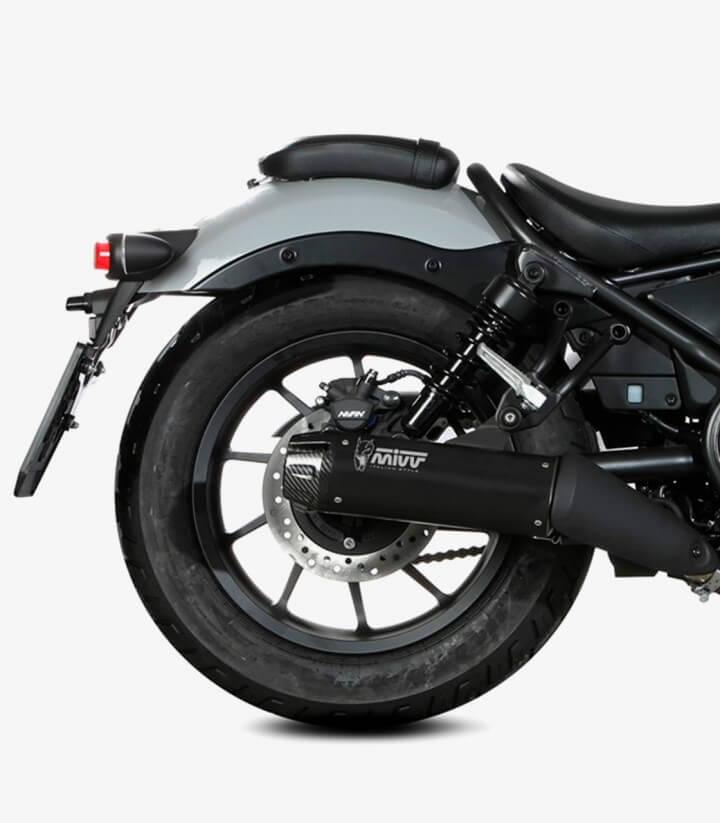 Escape MIVV HR-1 Negro para Honda CMX 500 Rebel (22-25) H.091.LH1BG