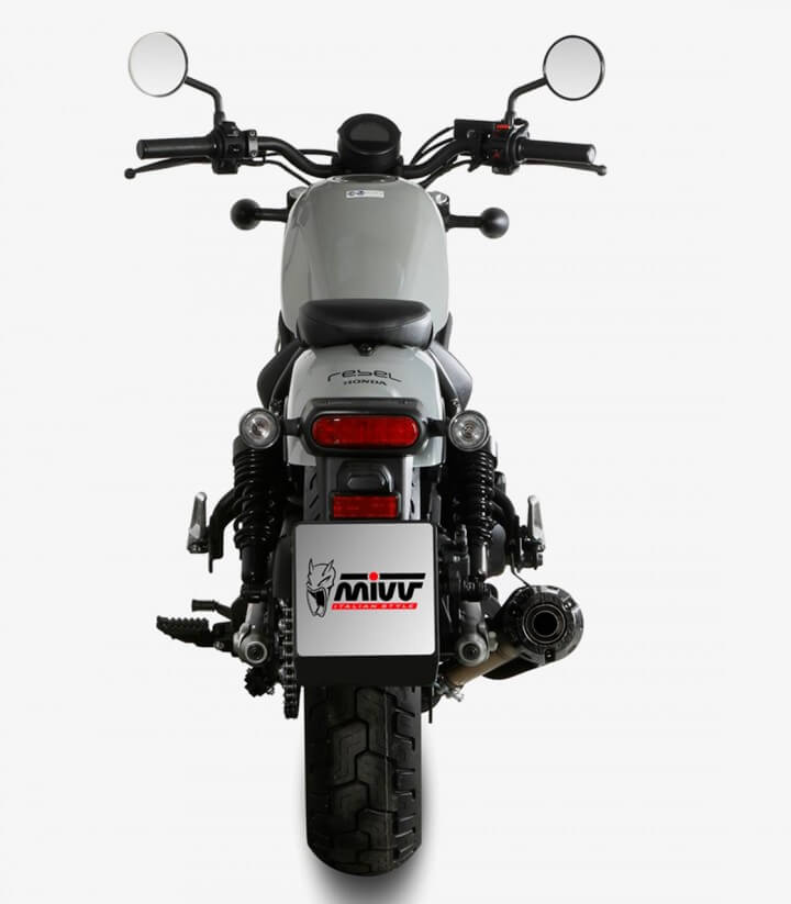 Escape MIVV HR-1 Negro para Honda CMX 500 Rebel (22-25) H.091.LH1BG
