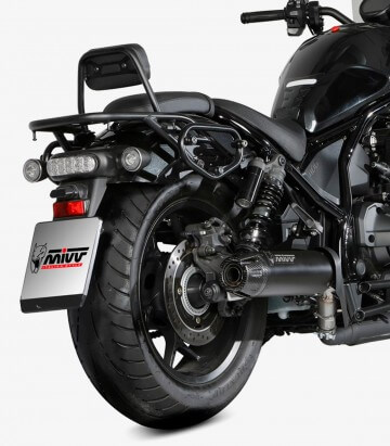 MIVV HR-1 Auspuff Schwarz für Honda CMX 1100 Rebel (22-24) H.092.LH1BG