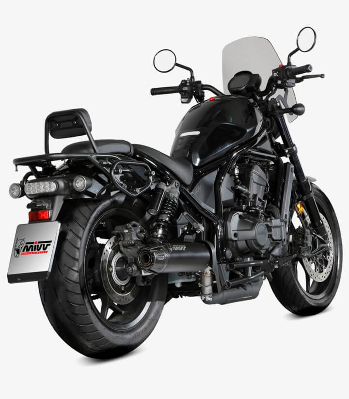 Escape MIVV HR-1 Negro para Honda CMX 1100 Rebel (22-25) H.092.LH1BG