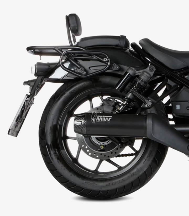MIVV HR-1 Auspuff Schwarz für Honda CMX 1100 Rebel (22-24) H.092.LH1BG