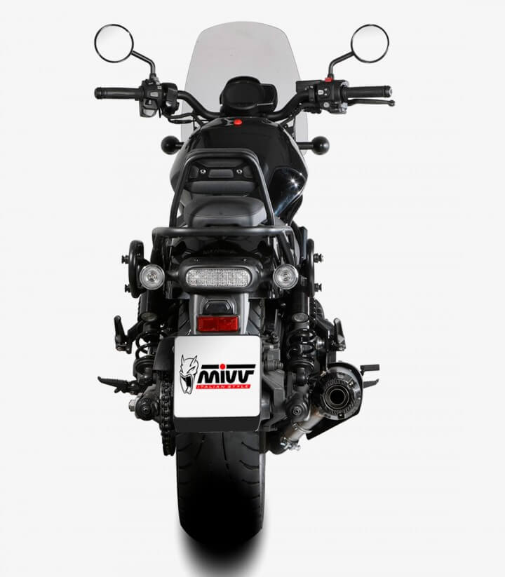 MIVV HR-1 Auspuff Schwarz für Honda CMX 1100 Rebel (22-24) H.092.LH1BG