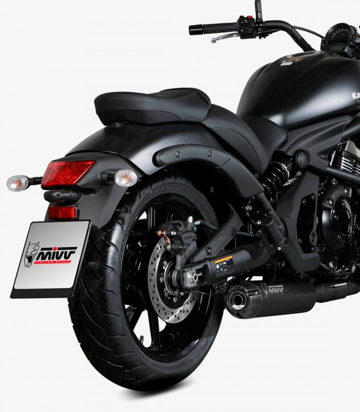 Escape MIVV HR-1 Negro para Kawasaki Vulcan S 650 / 900 (17-23) K.060.SH1BGN
