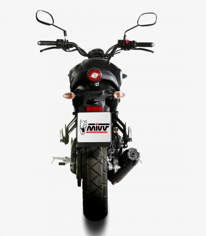MIVV HR-1 Auspuff Schwarz für Yamaha XSR 125 (22-24) Y.075.LH1BG
