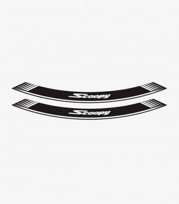 White Honda Scoopy special rim tapes 5559B by Puig
