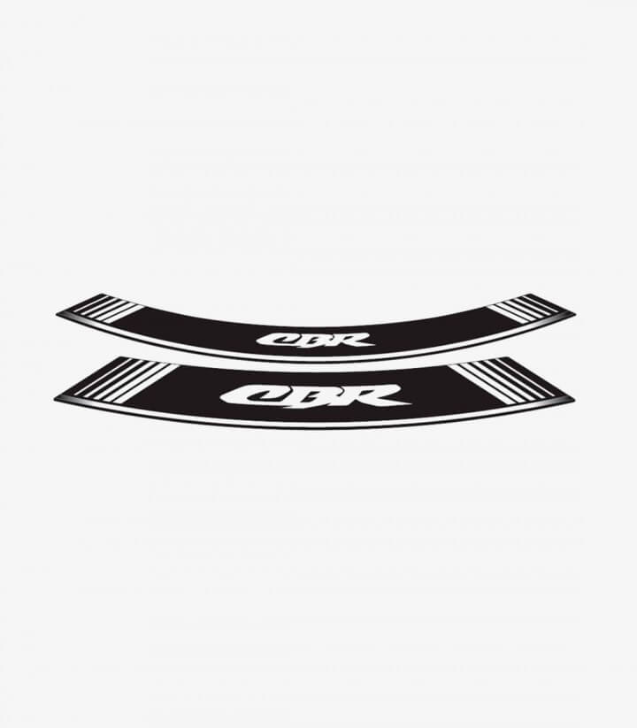 Spezielle Felgenrandaufkleber Honda CBR Puig 5524B Weiß