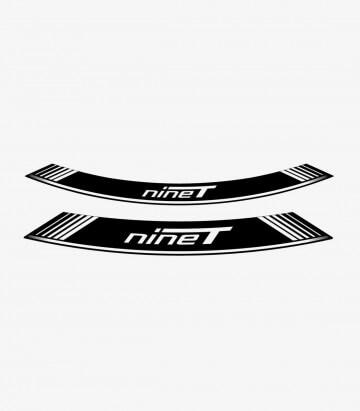 White BMW nine T special rim tapes 9133B by Puig