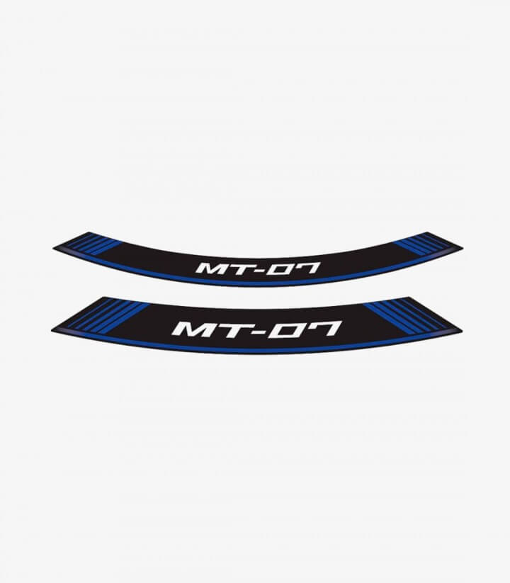Spezielle Felgenrandaufkleber Yamaha MT-07 Puig 9136A Blau