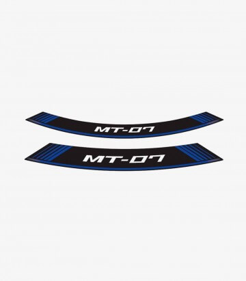 Spezielle Felgenrandaufkleber Yamaha MT-07 Puig 9136A Blau