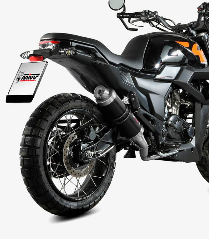 MIVV GP Auspuff Schwarz für Zontes ZT 125 GK (21-24) Z.003.LXB