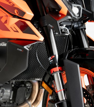 Protector Radiador Puig Negro para KTM 990 Duke / R (24-25) 22373N
