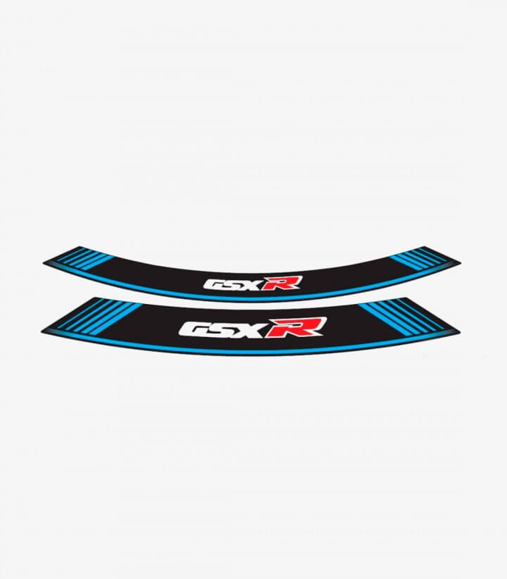 Spezielle Felgenrandaufkleber Suzuki GSX R Puig 5525A Blau
