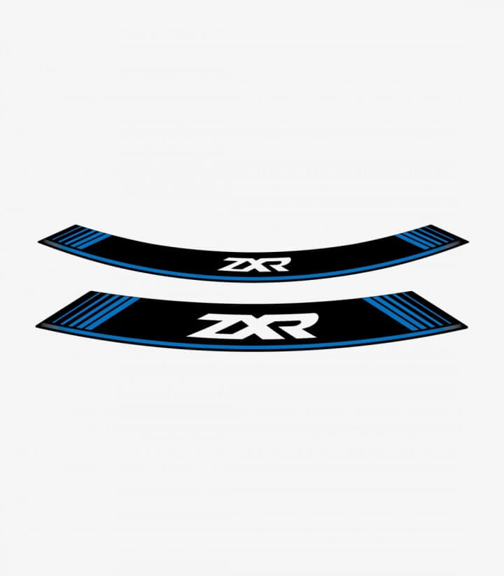 Spezielle Felgenrandaufkleber Kawasaki ZXR Puig 9292A Blau