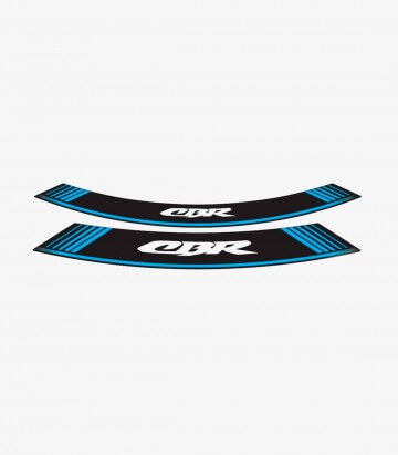 Spezielle Felgenrandaufkleber Honda CBR Puig 5524A Blau