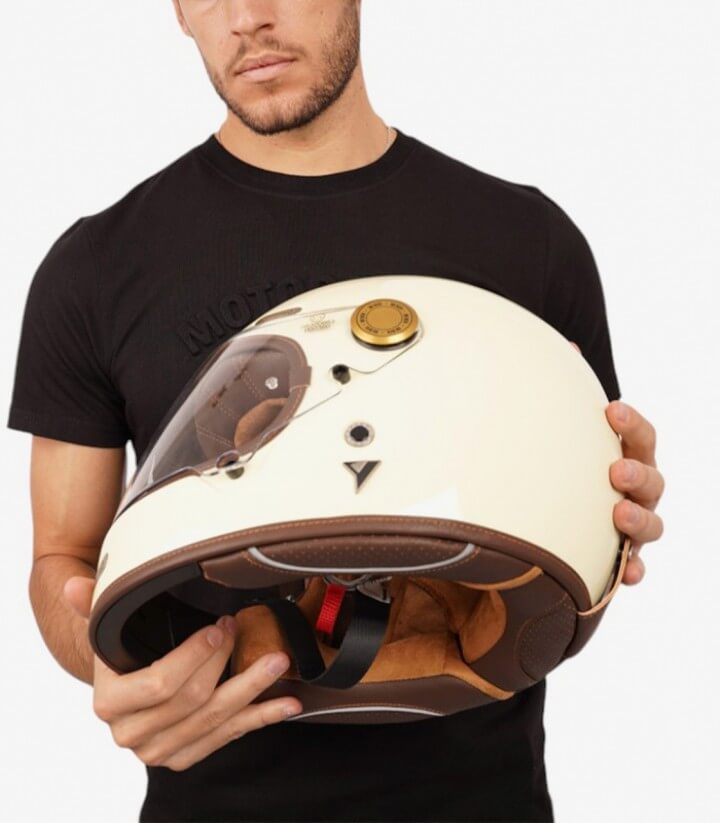 Casco Integral By City Roadster III Crema