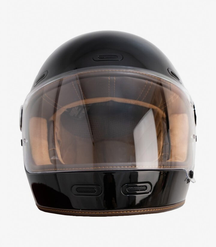 Full-Face Helmet By City Roadster III Black Shiny