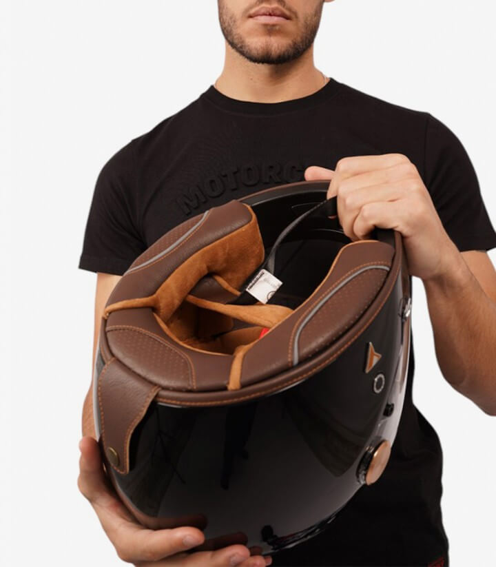 Casco Integral By City Roadster III Negro Brillante