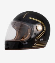 Full-Face Helmet By City Roadster III Gold Black