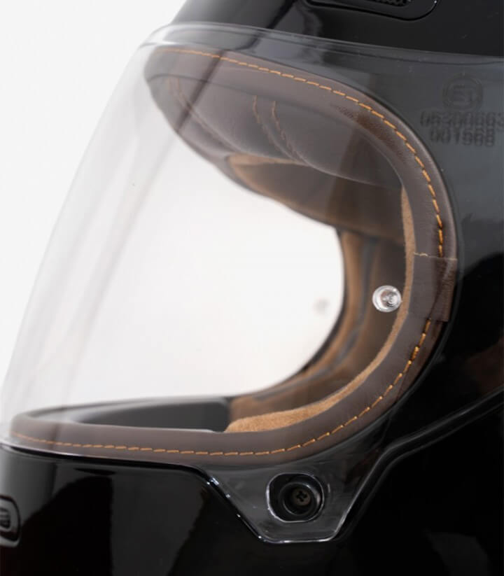 Casco Integral By City Roadster III Negro Dorado