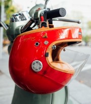 Full-Face Helmet By City Roadster III Red