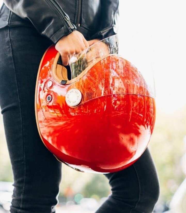 Full-Face Helmet By City Roadster III Red